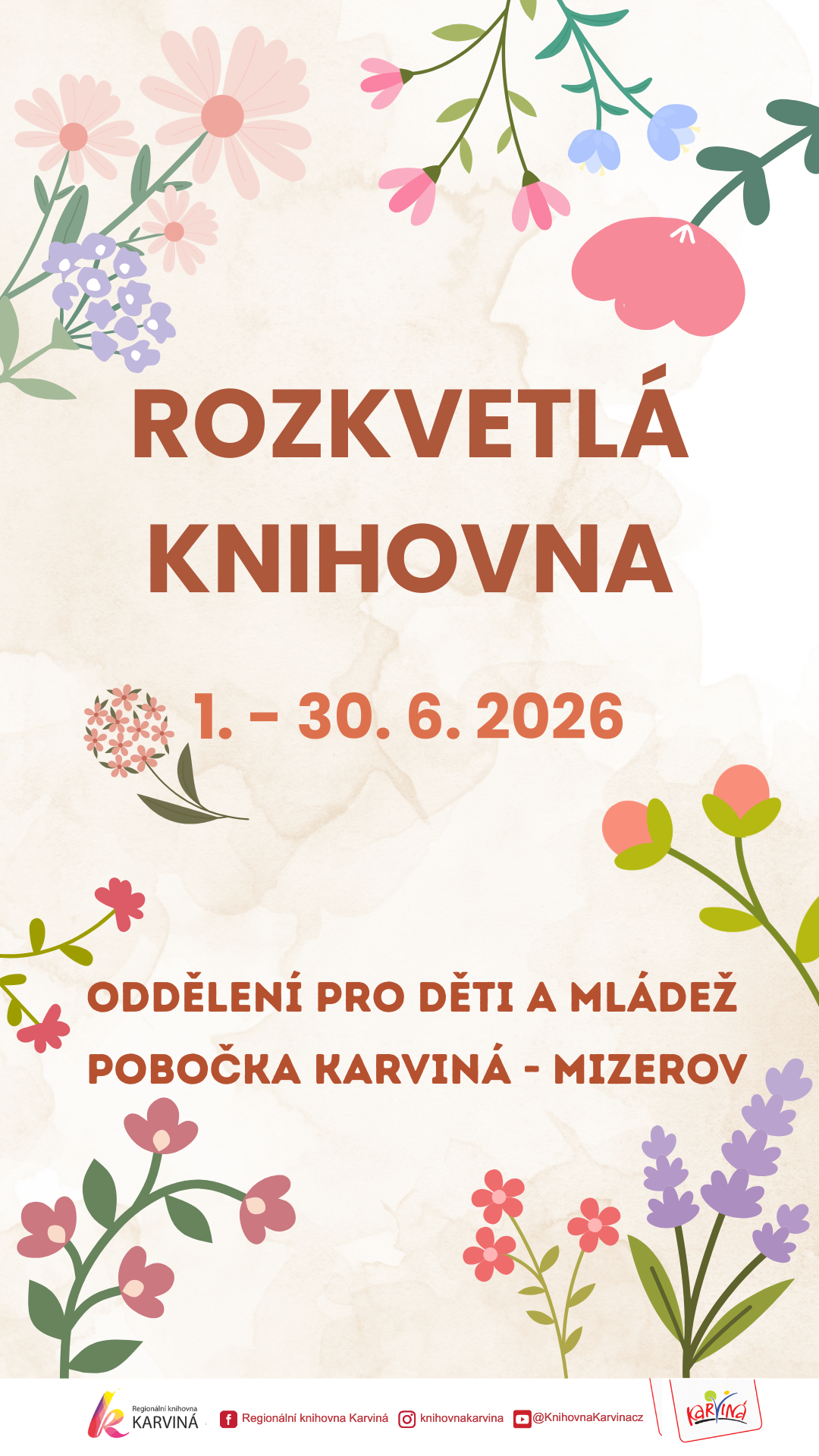 Rozkvetlá knihovna- aktivity pro děti